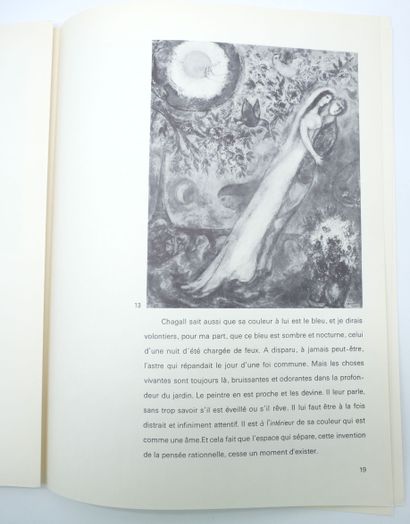 null DERRIERE LE MIROIR. Maeght Éditeur.
Chagall, n°132, Juin 1962, présenté en feuilles...