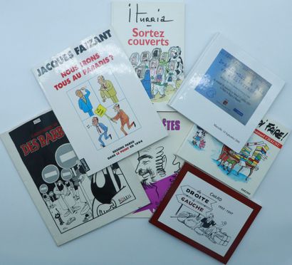 null AUTEURS CONTEMPORAINS : Caricatures et Humour. Ensemble de 7 Volumes.
Dadzu...