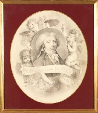 Jules BOILLY (1796-1874) Étude en rapport avec un recueil sur l'«oeuvre de Louis...