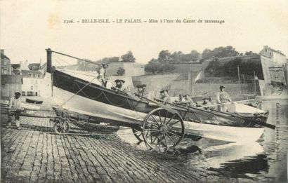 null 1 CARTE POSTALE BATEAU: Sélection Morbihan. "2306-Belle Isle-Le Palais-Mise...