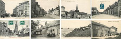 null 8 CARTES POSTALES FRANCE: Petite Sélection Oise-6cp & Somme-2cp. "3cp-Bulles:...
