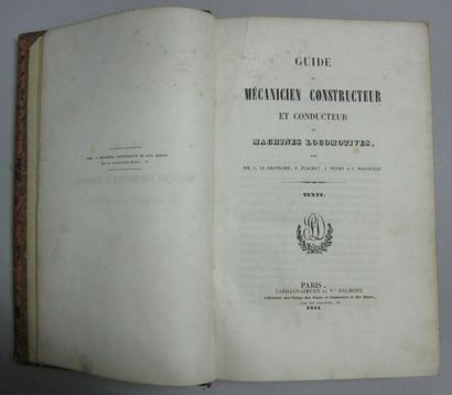 null Guide du mécanicien constructeur et conducteur de machines locomotives. Le Chatelier,...