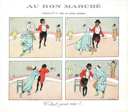 null 76 CHROMOS AU BON MARCHE: Paris. Thématiques des Chansons & Histoires. "12-Chansons:...