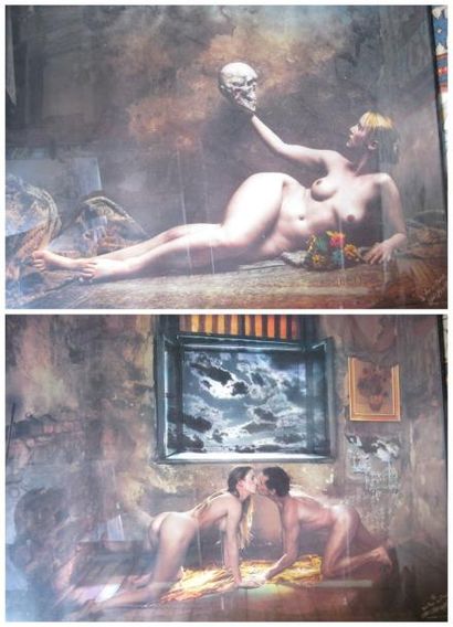 Jan SAUDEK (né en 1935) (d'après) Homage to the Great Vincent, 1989; The Slavic Girl...