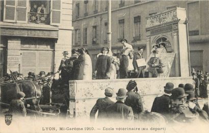 null 16 CARTES POSTALES FETES & PROCESSIONS : Divers Départements. Dont" Chaponost-Procession...