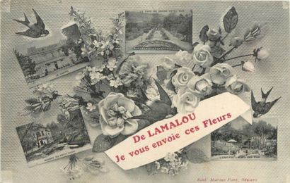 null 83 CARTES POSTALES FANTAISIES : Souvenirs de, Bonjour de, Amitié de..., 73cp-France...