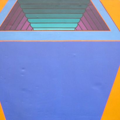 Maxime DEFERT (né en 1944) Composition géométrique Huile sur toile signée et datée...