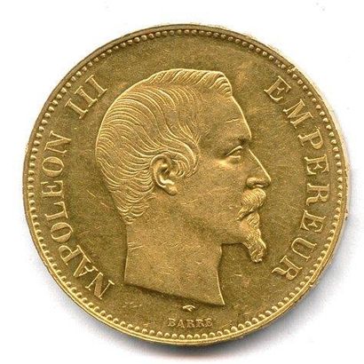 null Napoléon III 100 Francs (tête nue) 1857 Paris. T.B.(*)