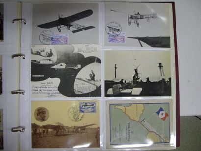 null 130 CARTES POSTALES AVIATION : Majorité Avions Blériot. "Illustrations, Fantaisies,...