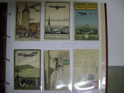 null 130 CARTES POSTALES AVIATION : Majorité Avions Blériot. "Illustrations, Fantaisies,...