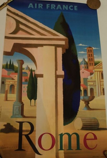 null AFFICHE AIR France – ROME

Illustrée par Nathan – 1957. Imp. Perceval. 100x...
