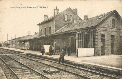 null 81 CARTES POSTALES LES GARES : Divers Départements. Dont" Arreau-La Gare, Langrune...