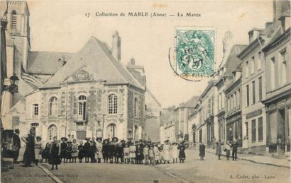null 4 CARTES POSTALES AISNE : Petite Sélection. "Folembray-La Grande Rue, Laon :...