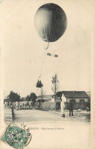 null 6 CARTES POSTALES LES BALLONS : Sélection. "Albert-Place Faidherbe-Gonflement...