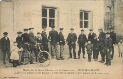 null 68 CARTES POSTALES MILITARIA : Divers. Dont" Mobilisation du Canton d'Arracourt...