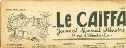 null 2 JOURNAUX : Le Caïffa. Juin 1928.