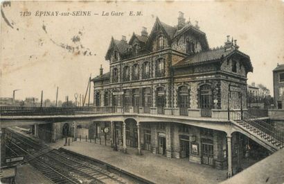 null 10 CARTES POSTALES LES GARES : En Seine Saint Denis. "Aulnay sous Bois-La Gare...