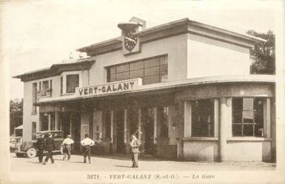 null 10 CARTES POSTALES LES GARES : En Seine Saint Denis. "Aulnay sous Bois-La Gare...