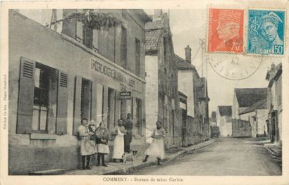 null 10 CARTES POSTALES VAL D'OISE : Sélection. "Beauchamps-Café Tabacs de la Gare,...