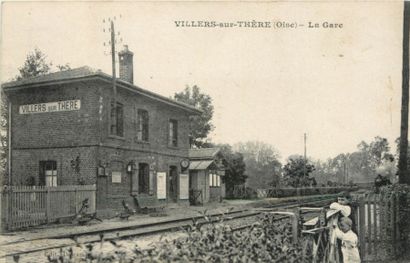null 23 CARTES POSTALES LES GARES : Dans l'Oise. Dont" Arsy-La Gare (int), Breteuil...