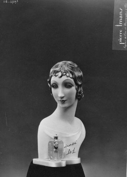 null ANONYME : Pierre Imans, figure de cire et mannequin d’art, c.1930. Tirage argentique...