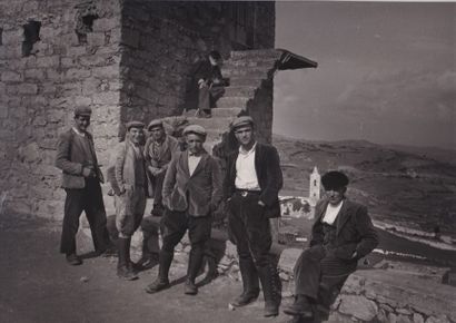 null SHELDON MERRITT MACHLIN : Italie, c.1950. Sept tirages argentiques tamponnés...