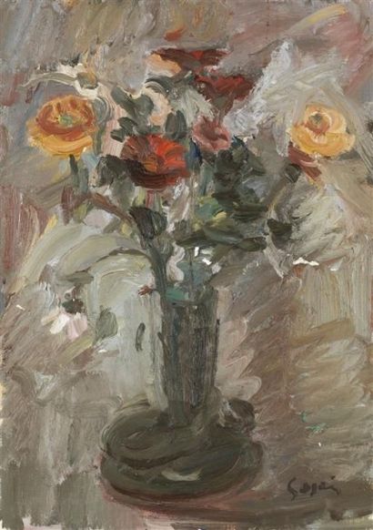 null Pierre GOGOIS (né en 1935)

Fleurs dans un vase

Huile sur toile signée en bas...