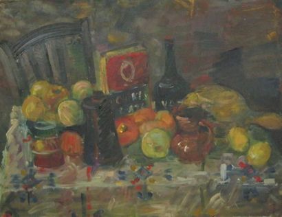 null Pierre GOGOIS (né en 1935)

Nature morte aux fruits

Huile sur toile non signée.

50...