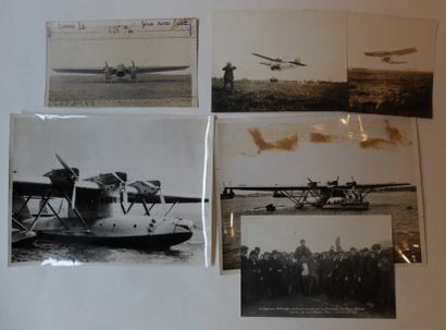 null Avions BLERIOT - 1905 - 1930 . ensemble photographies et retirages photographiques...