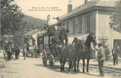 null 5 CARTES POSTALES LOCOMOTION : Sélection Chemin de Fer & Courriers. "Lisieux-La...