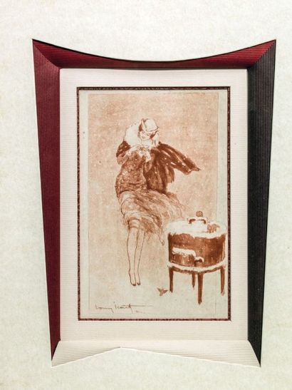 null Louis ICART (1888-1950)

Jeune élégante nourrisant des moineaux. 

Lithographie...