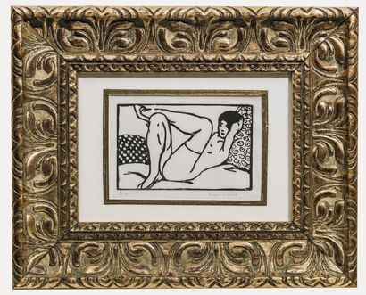 null Charles PICART LE DOUX (1881-1973)

Femme dans un intérieur.

Deux bois gravés,...