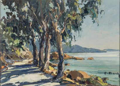 null Pierre BACH (1907-1971)

Porto Vecchio, Corse.

Huile sur toile signée en bas...