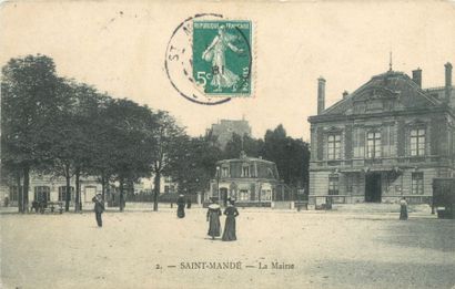 null 8 CARTES POSTALES VAL DE MARNE : Sélection. "Saint Mandé-La Mairie, St Maurice...