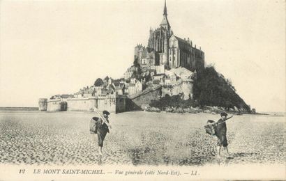 null 47 CARTES POSTALES MANCHE : Le Mont Saint Michel. Dont" Les Voitures de Genêts,...