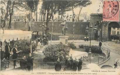 null 8 CARTES POSTALES INAUGURATIONS : Diverses - Divers Départements. "Allègre-Le...