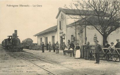 null 21 CARTES POSTALES LES GARES : Petite Sélection. Dont" Authon-La Gare vue des...