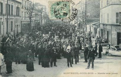 null 10 CARTES POSTALES LES MARCHES : Petite Sélection. "Clermont Ferrand-Le marché...