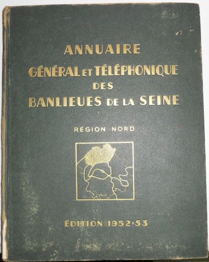 null ANNUAIRE : Annuaire Général et Téléphonique des Banlieues de la Seine - Région...