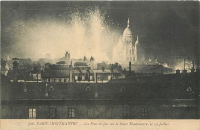 null 37 CARTES POSTALES MONTMARTRE : Dont" Le Pont Marcadet, Rue Hermel, La Place...