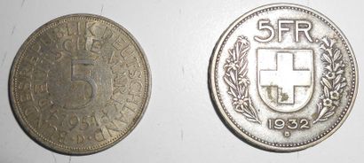 null Lot de monnaies Etrangères : Périodes Moderne & Semi-Moderne. "Danemark (2)-1989...