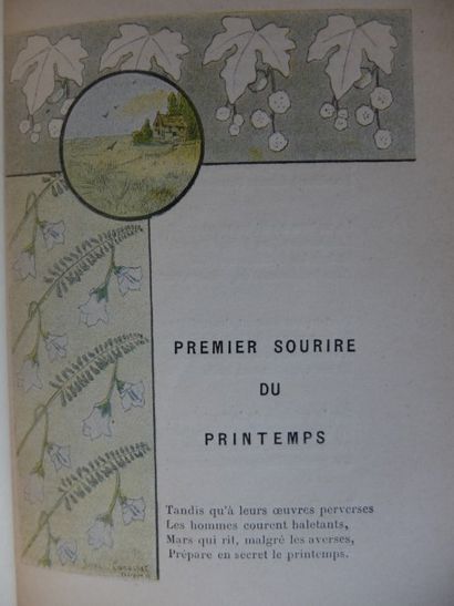 null GAUTIER. Emaux et camées. Paris, Charpentier, 1895, in-12, relié. Illustrations...