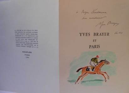 null BRAYER (Yves) et Paris. Paris, chez Arthaud, 1964, in-4, en feuilles sous couv....