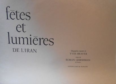 null BRAYER (Yves). Fêtes et lumières de l'Iran. Lithographies originales d'Yves...