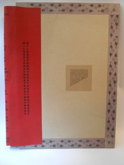 null 1789-1989. S.I., 1989, in-fol, en feuilles sous cart. édit. Avec 14 lithographies,...