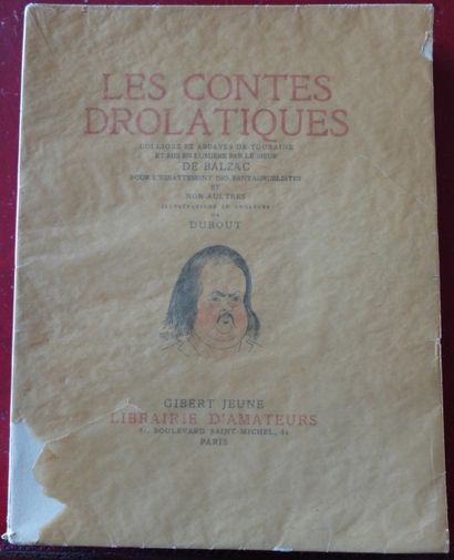 null BALZAC. Les Contes Drôlatiques. Paris, Gilbert jeune, s.d., fort vol. in-4,...