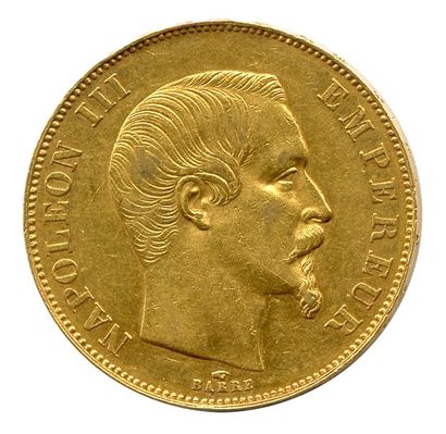 null NAPOLEON III (1852-1870). 50 Francs Or, 1857 Paris. T.B.