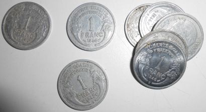 null France. Morlon-Aluminium. 50Cts (122) : 1941 (44), 1944 (17), 1945 (5), 1945...