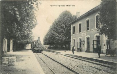 null 114 CARTES POSTALES LES GARES : Divers Départements. Dont" Gare de Fossé Marolles...