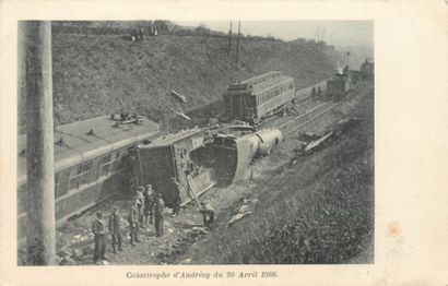 null 114 CARTES POSTALES LES GARES : Divers Départements. Dont" Gare de Fossé Marolles...